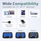 Purely Laptop Cooling Pad, 6 Adjustable Height Laptop Stand, 4 Fans: 3 Fan Modes + 6 Speeds, LED Display PLSC14 - alternate 6